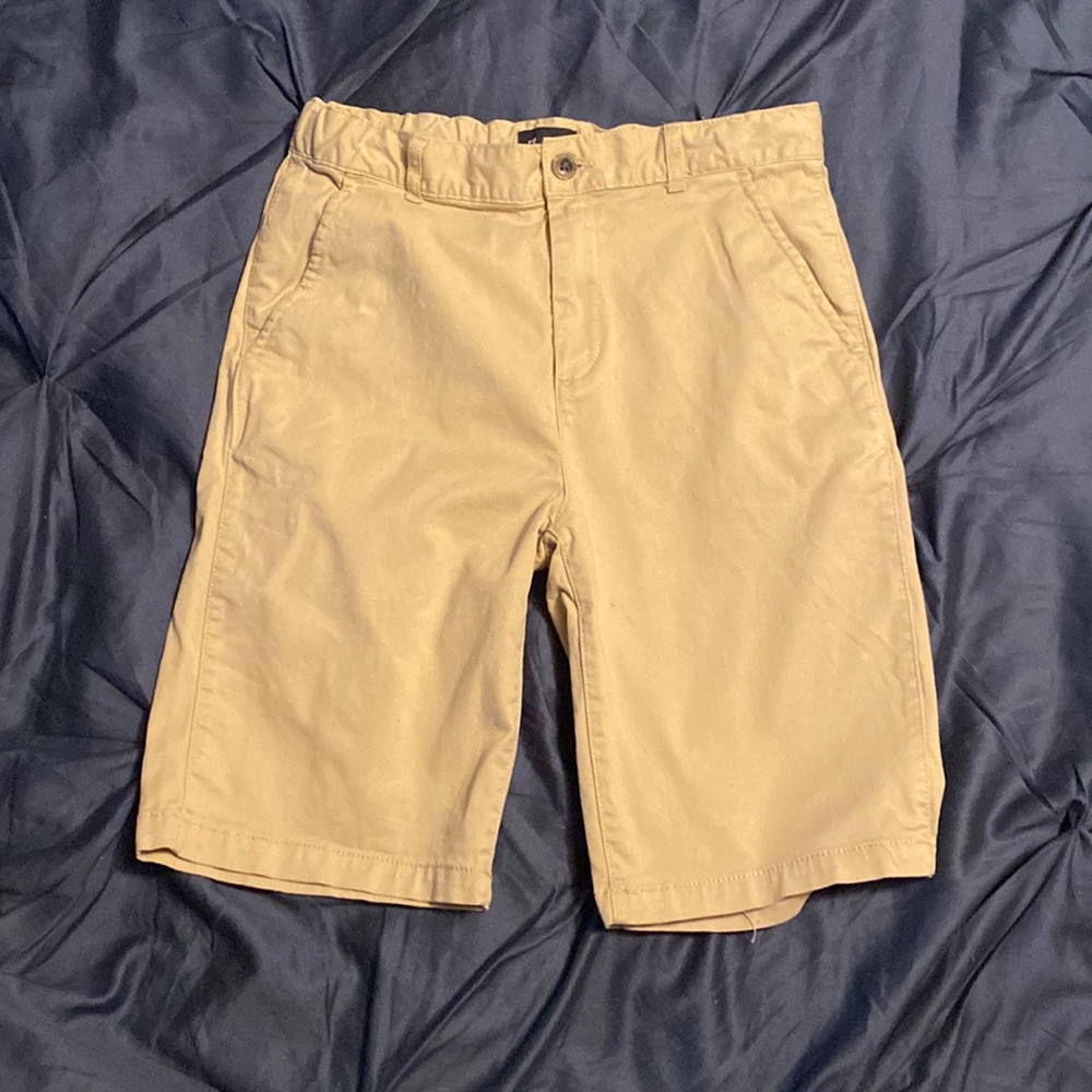 Boys light khaki shorts